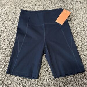 Girlfriend Collective Deep Blue Bike Shorts
